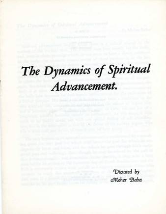 The Dynamics of Spiritual Advancement