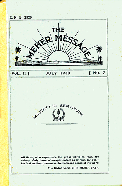 the meher message magazine