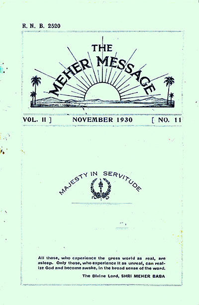 the meher message magazine