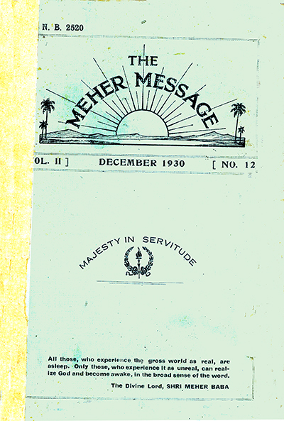 the meher message magazine